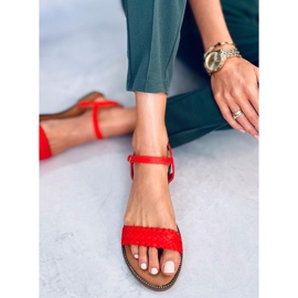 Sandalias de mujer naranja WL061 Orange 5