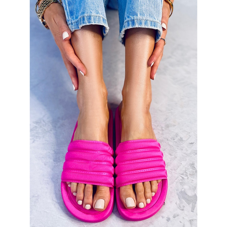 Babuchas Mujer Minno Fucsia rosa 2