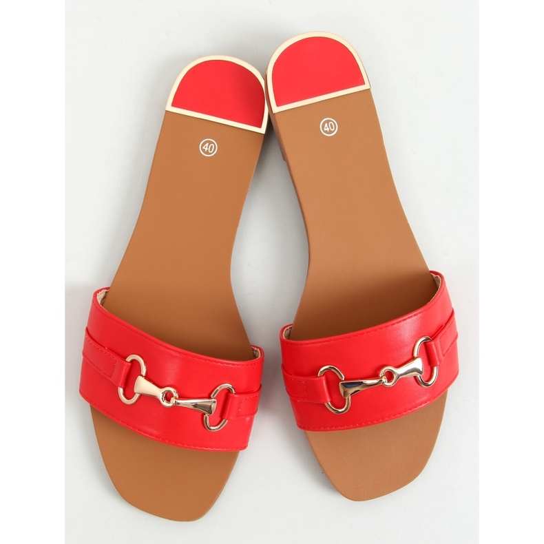 Gallery Zapatillas casa mujer rojas rojo 1