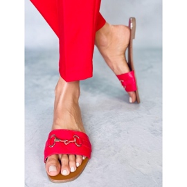 Gallery Zapatillas casa mujer rojas rojo 2