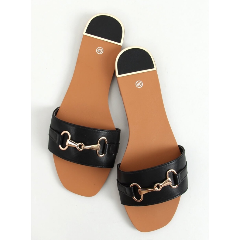 Gallery Zapatillas de estar por casa negras para mujer negro 1