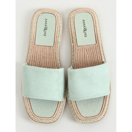 Babucha mujer Daniels Green de ante verde 1 Babucha mujer Daniels Green de ante verde 1