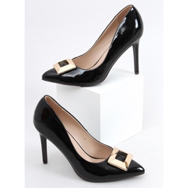 Zapatos de salón lacados Margaret Black negro 1