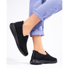 Deportivas de textil ligero negro T.Sokolski 2