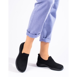 Deportivas de textil ligero negro T.Sokolski 3