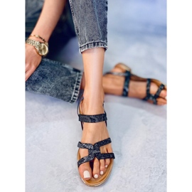 Sandalias de mujer negras H8-176 Negra negro 5