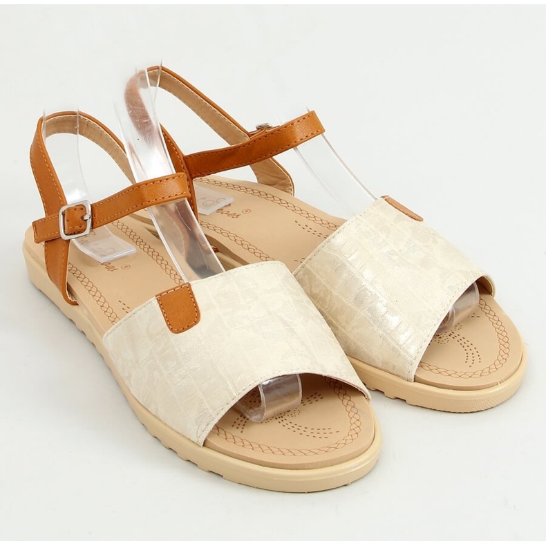 BM Sandalias Mujer Barnes Oro dorado 2