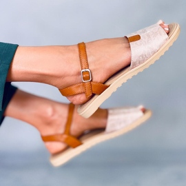 BM Sandalias mujer Barnes Champagne rosado 4