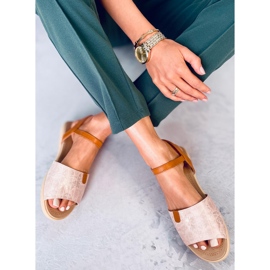 BM Sandalias mujer Barnes Champagne rosado 5