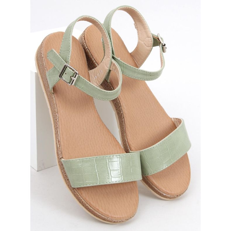 BM Sandalias mujer Verde Mervat 1 BM Sandalias mujer Verde Mervat 1