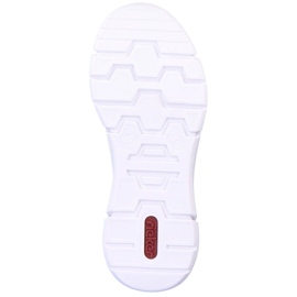 Deportivas mujer cómodas blancas Rieker M0100-80 blanco 10
