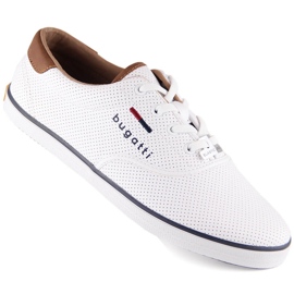 Zapatillas deportivas hombre zapatillas blancas Bugatti LL153144 blanco 1