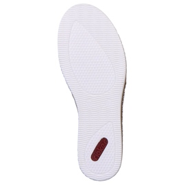 Slip-on mujer cómodos calados oro rosa Rieker L7852-31 dorado 8
