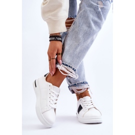 PG1 Deportivas De Mujer Con Plataforma Blanco Y Negro Soris 2