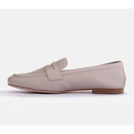 Marco Shoes mocasines sin forro beige 1