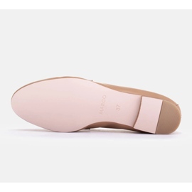 Marco Shoes mocasines sin forro beige 5