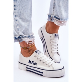 Zapatillas de Mujer En La Plataforma Lee Cooper LCW-23-31-1802L Blanco 4