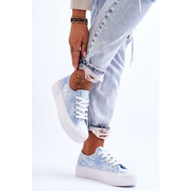 Zapatillas con plataforma Lee Cooper LCW-23-31-1782L Azul 5