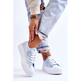 Zapatillas con plataforma Lee Cooper LCW-23-31-1782L Azul 2