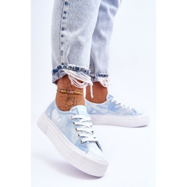 Zapatillas con plataforma Lee Cooper LCW-23-31-1782L Azul 3