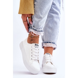 Zapatillas Cómodas Plataforma Lee Cooper LCW-23-31-1806L Blanco 1