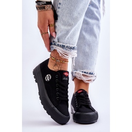 Zapatillas de Mujer con Plataforma Baja Lee Cooper LCW-23-44-1652L Negro 1