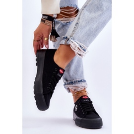 Zapatillas de Mujer con Plataforma Baja Lee Cooper LCW-23-44-1652L Negro 2