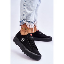 Zapatillas de Mujer con Plataforma Baja Lee Cooper LCW-23-44-1652L Negro 3