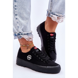 Zapatillas de Mujer con Plataforma Baja Lee Cooper LCW-23-44-1652L Negro 4