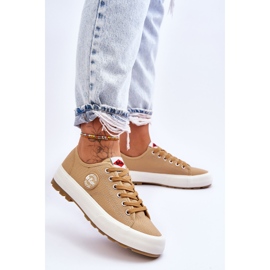 Zapatillas de Mujer con Plataforma Baja Lee Cooper LCW-23-44-1655L Beige 3