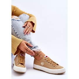 Zapatillas de Mujer con Plataforma Baja Lee Cooper LCW-23-44-1655L Beige 7