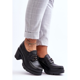 Lemar Elegantes zapatos brogue en un talón con decoración Harmell negra negro 1 Lemar Elegantes zapatos brogue en un talón con decoración Harmell negra negro 1