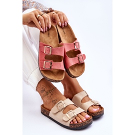 Sandalias de mujer Cortina rosa sin cordones rosado 5