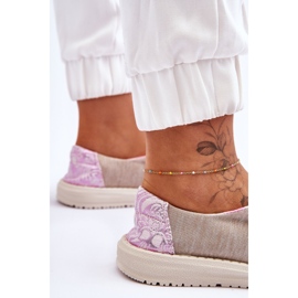 PM1 Zapatillas De Lona Sin Cordones Para Mujer Beige Kenza 5