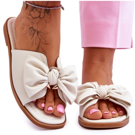 Zapatillas blancas para mujeres con arco blanco 7