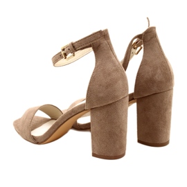 Evento Sandalias Beige Tacón Alto 23SD35-5560 3