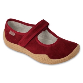 Befado Women's Shoes PU-Young 197D003 Borgoña rojo 2