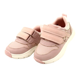 Evento Deportivas Niña Velcro 23DZ23-5917 rosa blanco 3