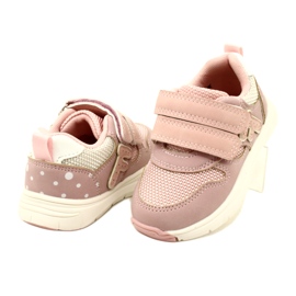 Evento Deportivas Niña Velcro 23DZ23-5917 rosa blanco 4