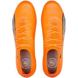 Puma Ultra Ultimate FG/AG M 107163 01 zapatos de fútbol naranja naranjas y rojos 2