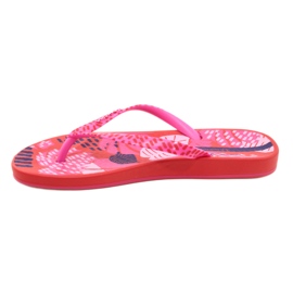 Chanclas de mujer Ipanema Anat Nature VII FEM 83325 AI822 rojo y rosa rosado 2