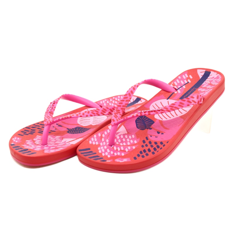 Chanclas de mujer Ipanema Anat Nature VII FEM 83325 AI822 rojo y rosa rosado 3