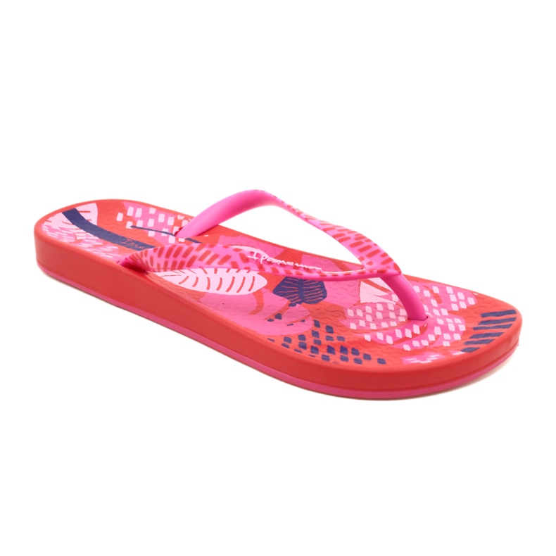 Chanclas de mujer Ipanema Anat Nature VII FEM 83325 AI822 rojo y rosa rosado 1