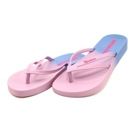 Flip-flops femeninos Ipanema recreativo 83385 AJ183 Pink-Blue rosa 3