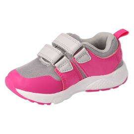 Befado deportivo infantil con velcro, gris y rosa, 516X247 3