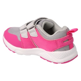 Befado deportivo infantil con velcro, gris y rosa, 516X247 2