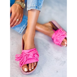 Zapatillas mujer boho rosa CK138P Fluoresceml Fushie rosado 4