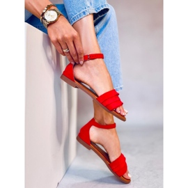 Sandalias rojas de mujer S060195 Rojo 5