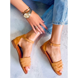 Sandalias camel S060195 Camel marrón 5