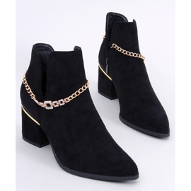 BM Botines tacón primavera Virginia Black negro 1